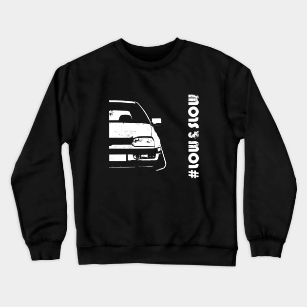 stance tuning car low and slow Crewneck Sweatshirt by WOS